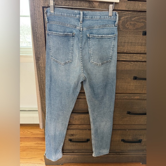 Agolde Women's High Rise Nico Jeans in Light Blue - Picture 2 of 8